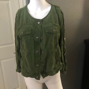 Loft Green jacket size Medium NWOT